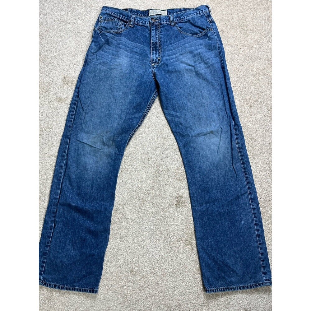Wrangler Jeans Men’s 36x32 Relaxed Straight Leg Cotton Workwear Blue Jeans
